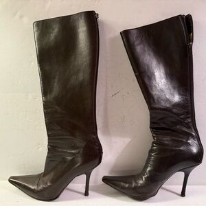 Jimmy Choo Dark Brown Heeled Boots